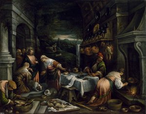 Christ in the House of Mary, Martha, and Lazarus